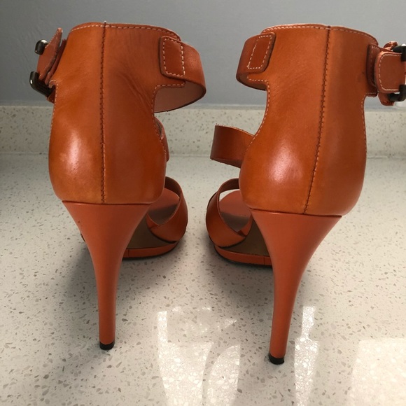 Luxury rebel orange size 10 perfect leather - Picture 4 of 8